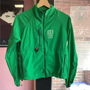 Topo Designs Vibrant Green Women's Windbreaker